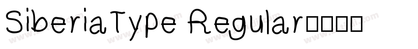 SiberiaType Regular字体转换